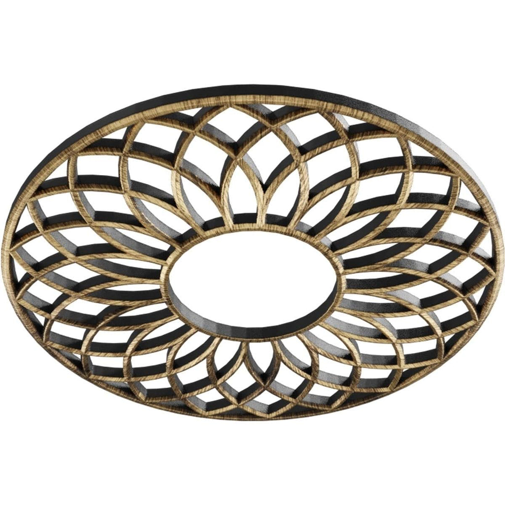 40x22OD x 13 5/8x22ID x 1x22P PVC Ceiling Medallion O9106