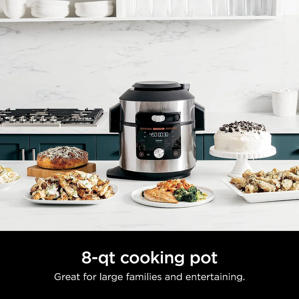 Restored 8 Qt. Pressure Cooker Steam Fryer with SmartLid O3214