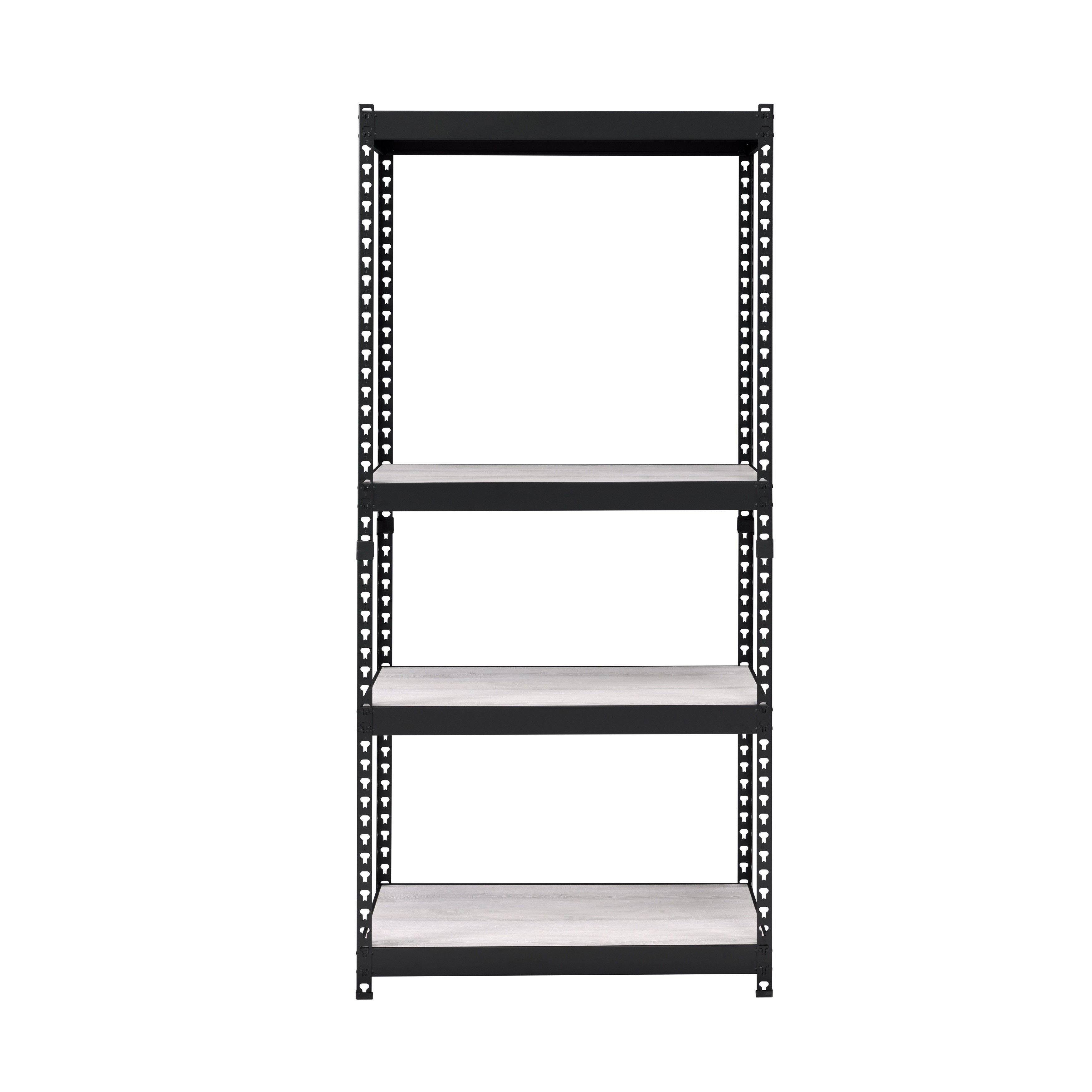 Natural & Black Finish Bookshelf E21298