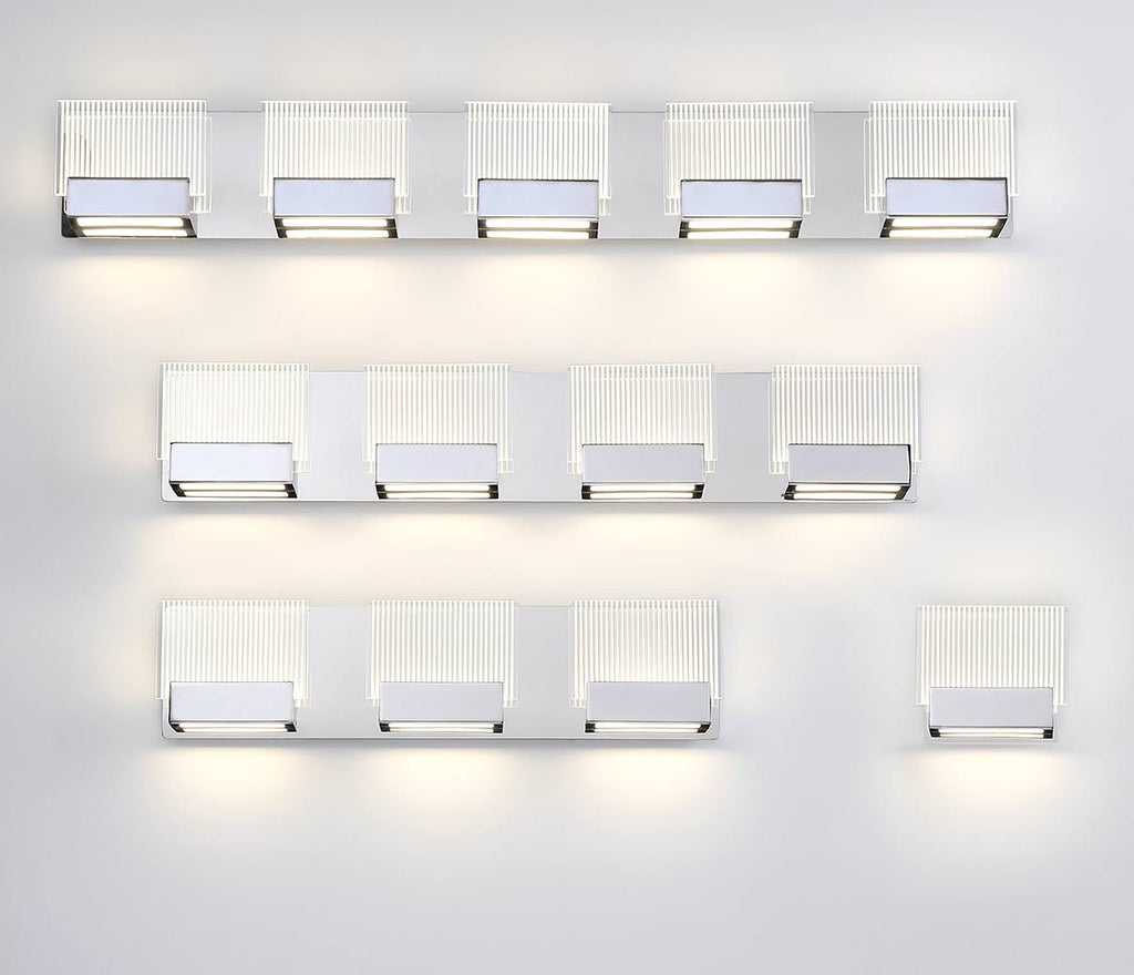 Chrome LED Bathbar W9644