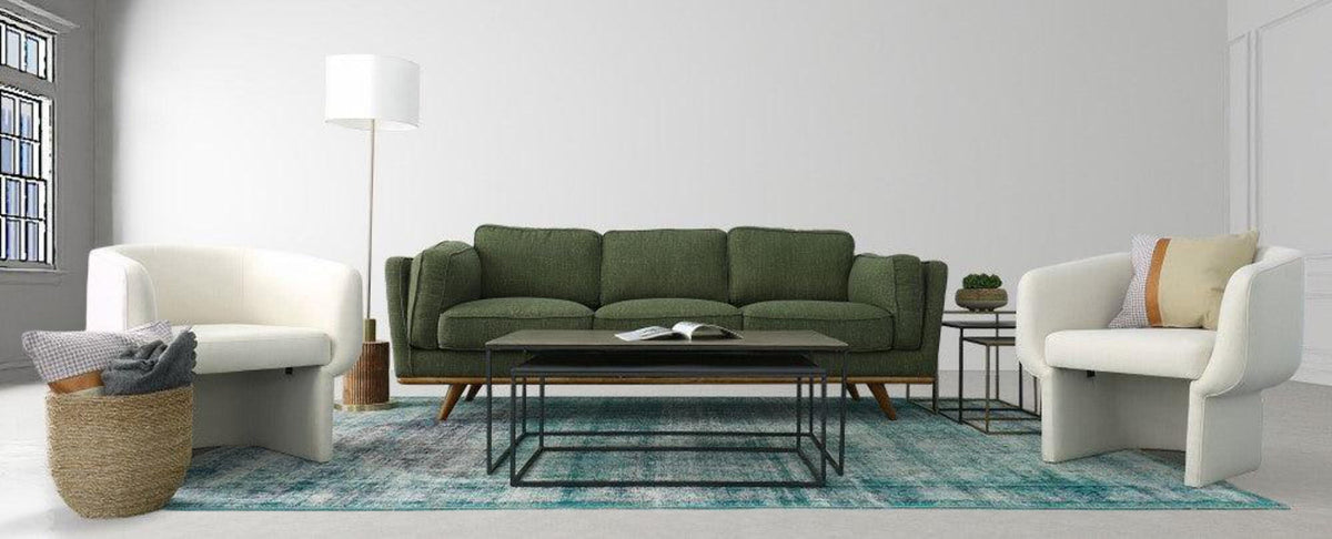 Green Tweed Sofa D954387