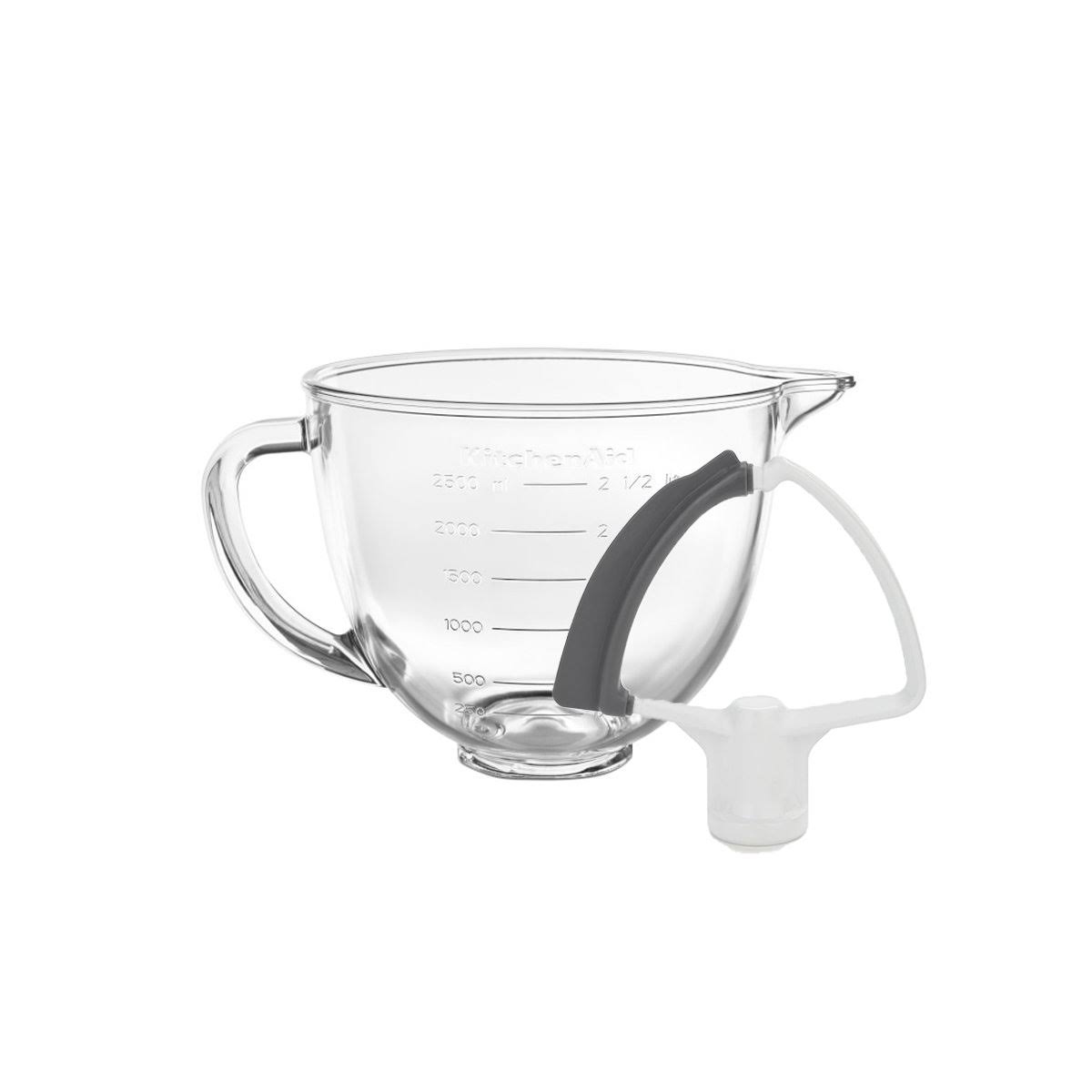 3.5-Quart Glass Bowl with Flex Edge Beater W3675