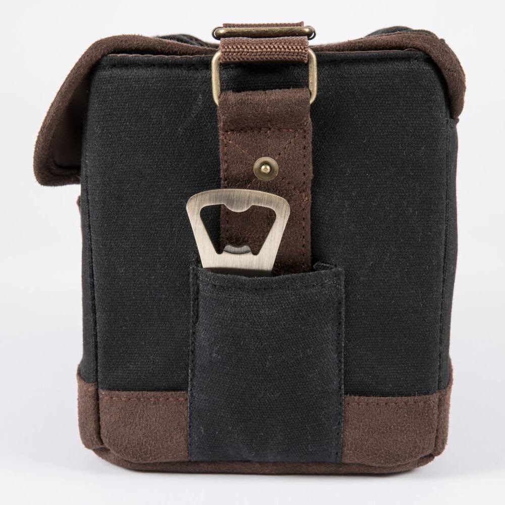 Black Cooler Tote with Opener D21051
