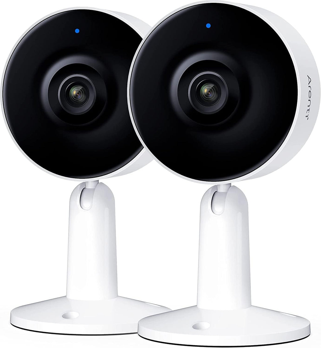 Indoor Home Security Camera 2-Pack, 1080P Full HD, Night Vision, Two Way Audio D1793