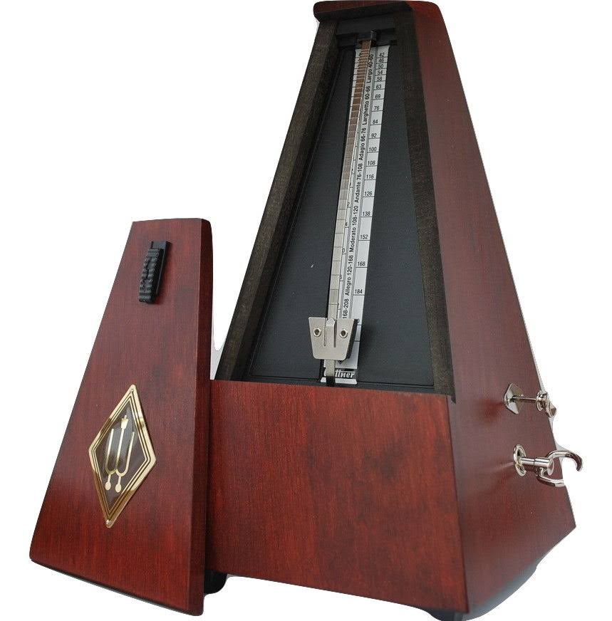 Mahogany Wooden Metronome T34967