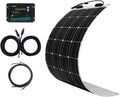 100 Watt 12 Volt Flexible Solar Kit with 100W Monocrystalline Panel and 10A Waterproof PWM Controller W721362