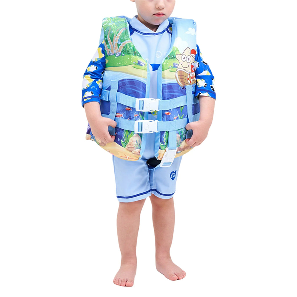 Cartoon Swim Vest with Adjustable Safety Strap V226333