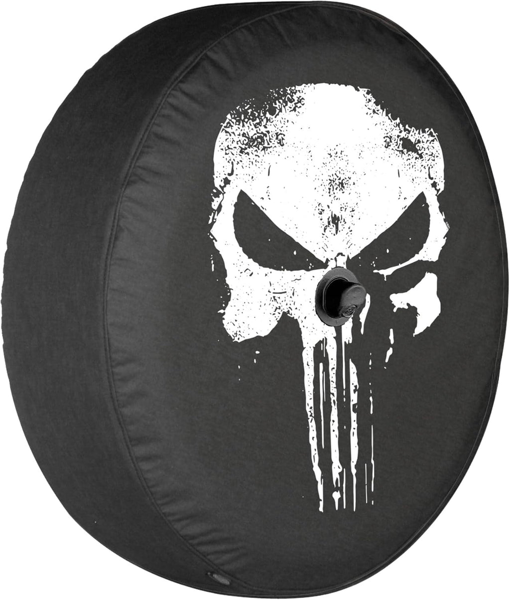 33 Soft Tire Cover Distressed Skull Pack of 2 W612658