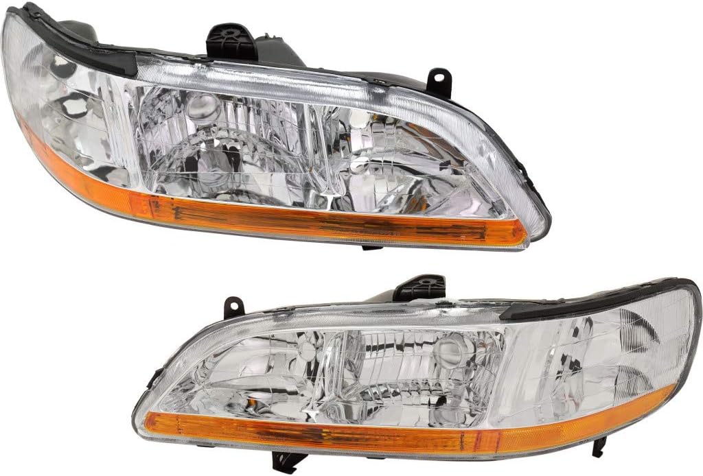Headlight for Honda Accord 2001 2002 Pair P337