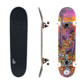 Multicolor 31 In. x 7.75 In. Complete Skateboard with 7-Ply Maple Deck and Abec-7 Bearings F489523