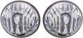 Fog Light Assembly Pair for Toyota Highlander Pack of 2 F493