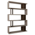 Modern Bookcase Light Mocha Dark Brown I6126