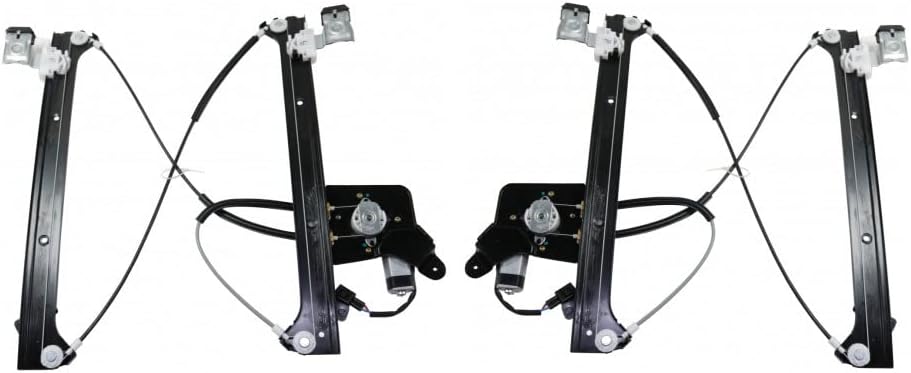 Power Window Regulator and Motor Assembly Pair Rear J319