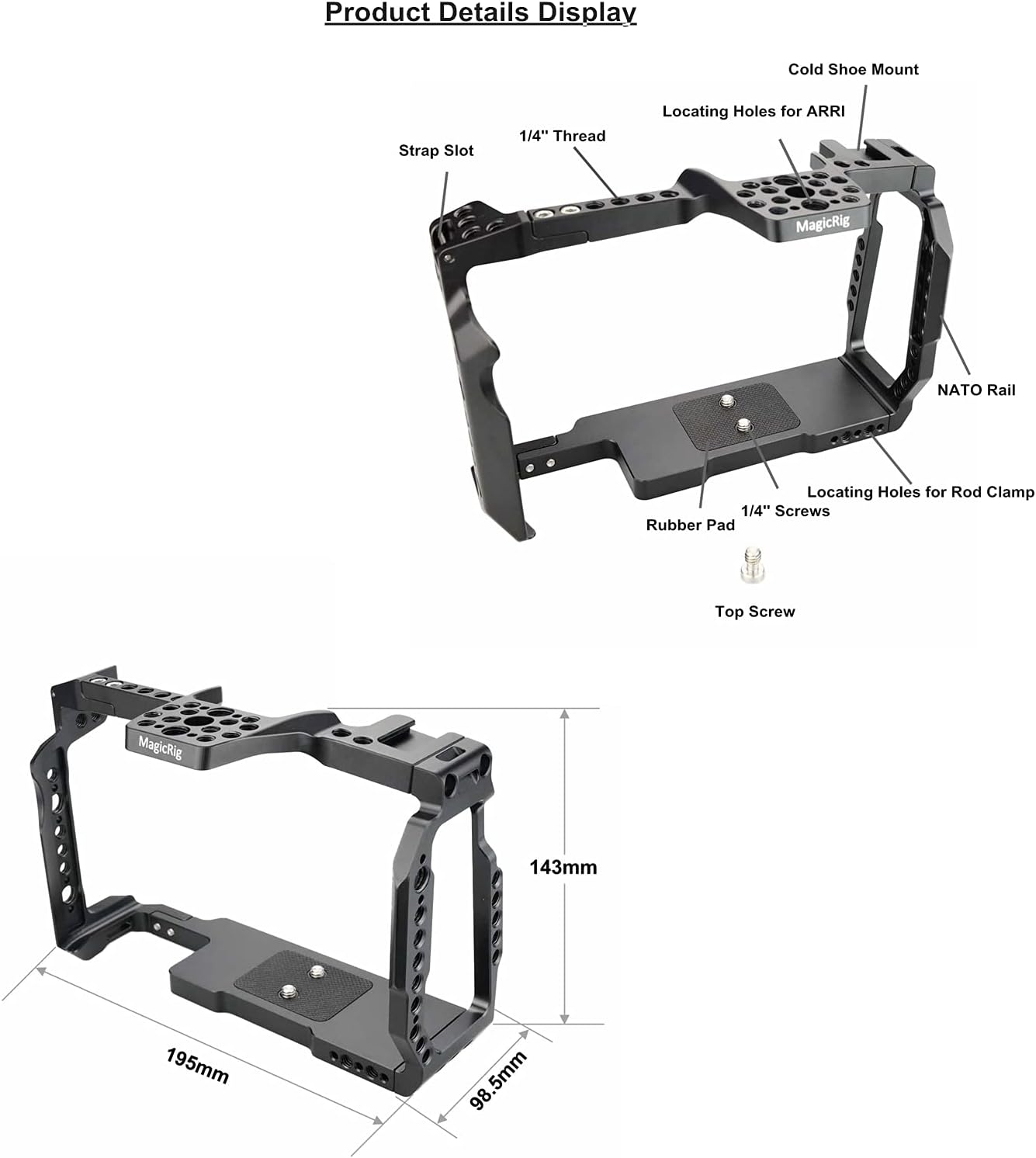Camera Cage with Top Handle Pack of 2 L92161