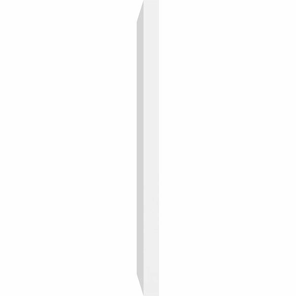 PVC Vertical Surface Mount Gable Vent with Brickm A4661