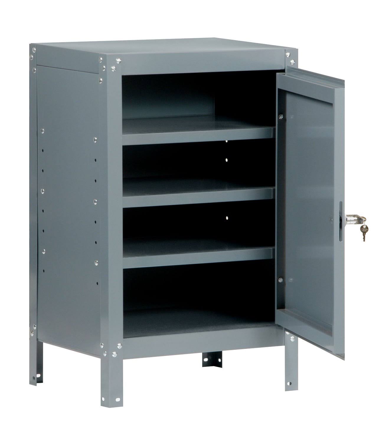 Gray Commercial Storage Cabinet O87394