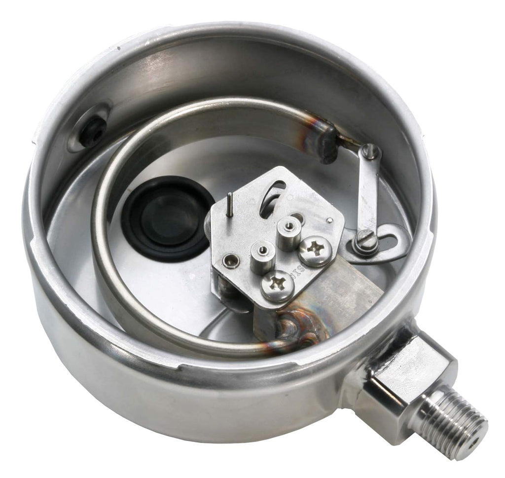 4" Dial Stainless Steel Liquid Filled Pressure Gauge 0 to 60 PSI Z341