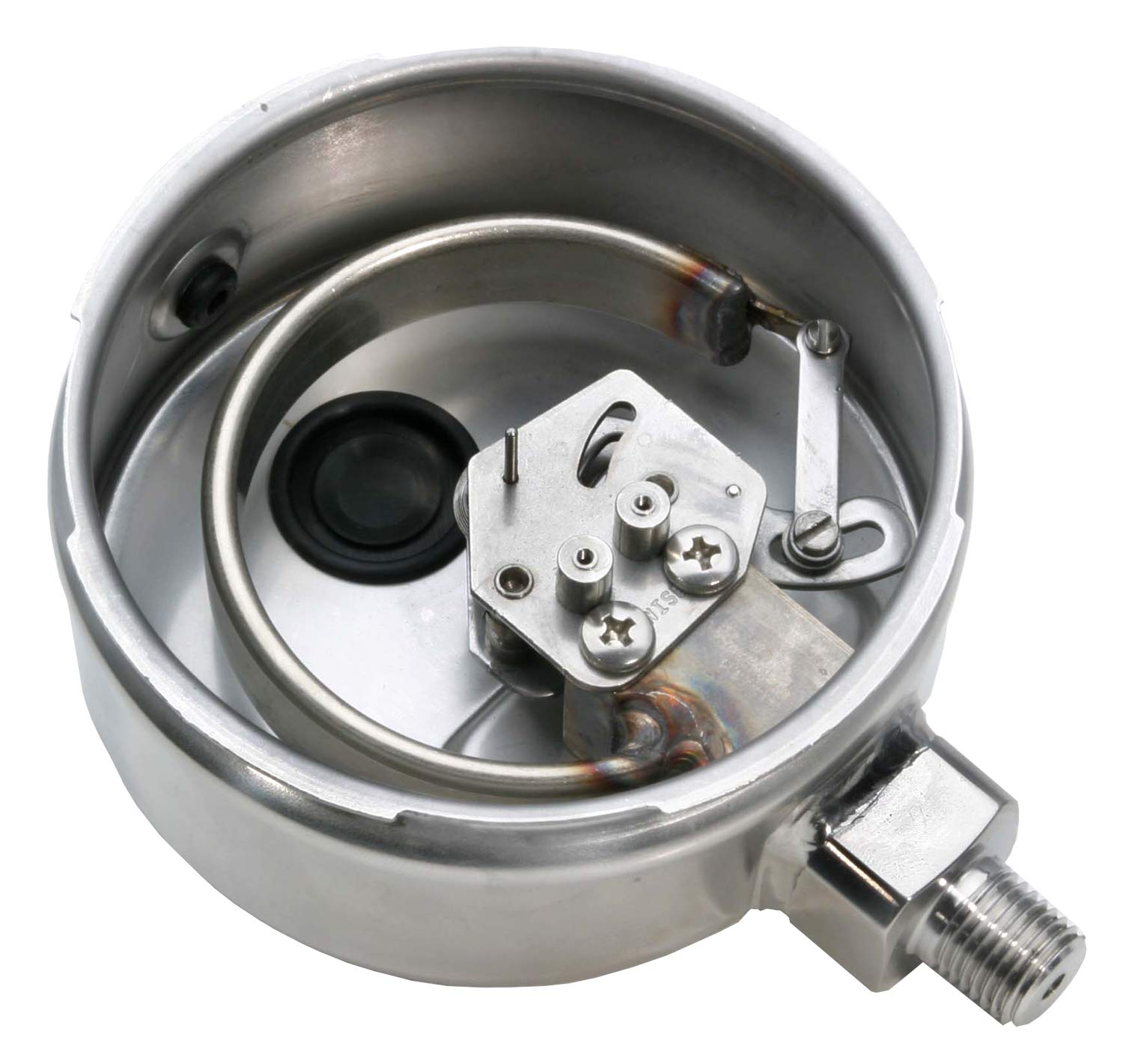 4" Dial Stainless Steel Liquid Filled Pressure Gauge 0 to 60 PSI Z341