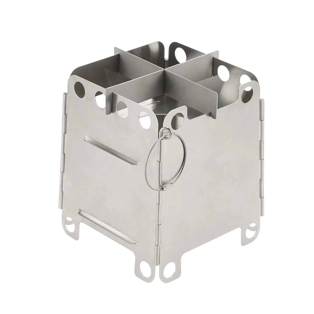 Portable Stainless Steel Wood Stove X8982