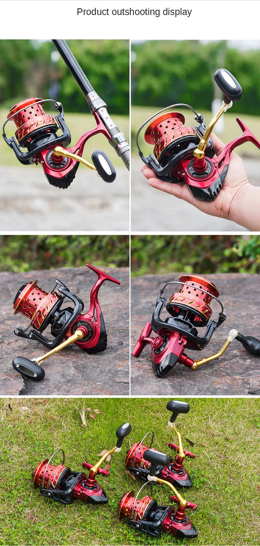 Saltwater Spinning Reels 12kg Max Drag 4.6:1 Metal Spool P633