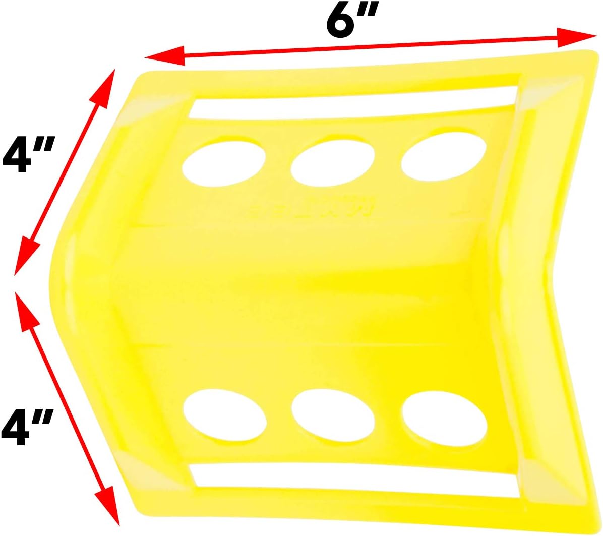 4" Plastic Corner Protectors 120 Pcs (6 Pack) with Carrying Case S295649