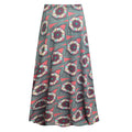 Boho Maxi Skirt with Elastic Waist A-Line X836