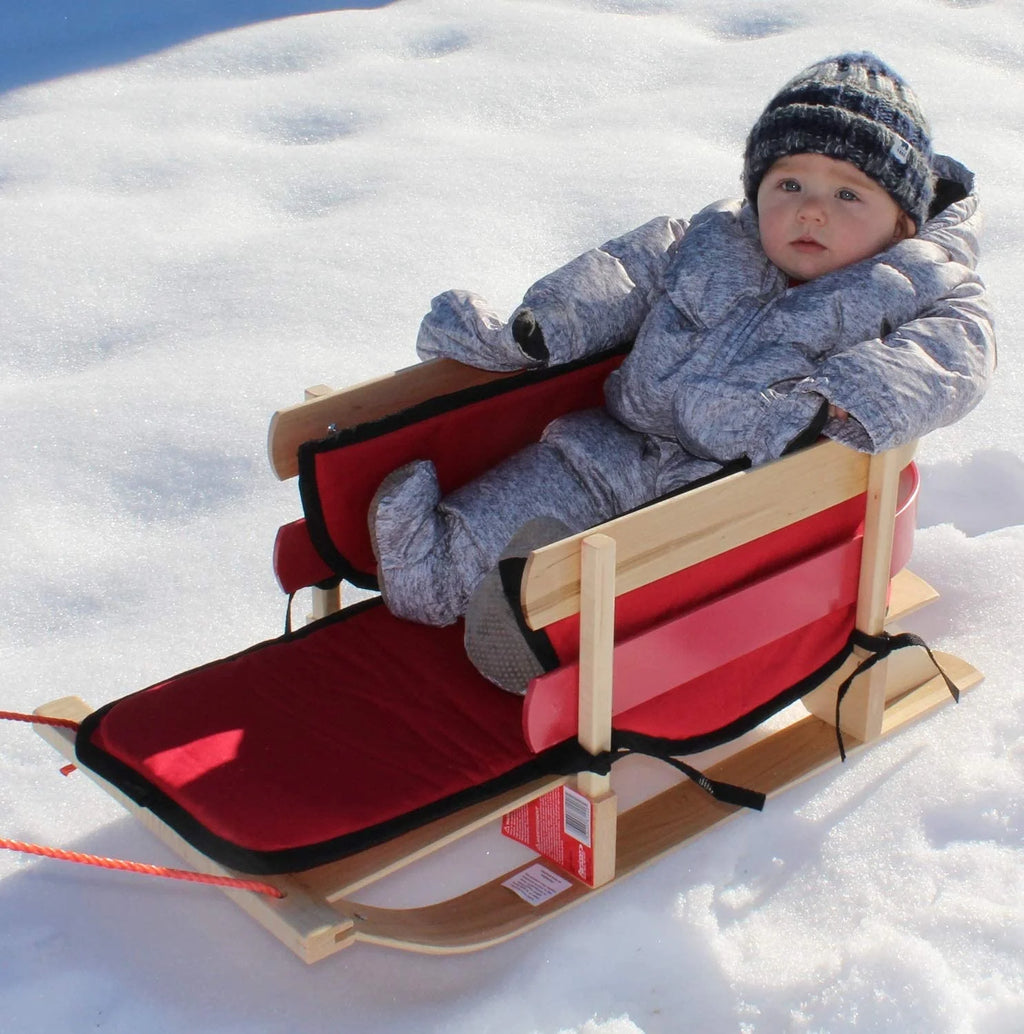 Red Pad for Baby Pull Sleigh Sled Cushion S352