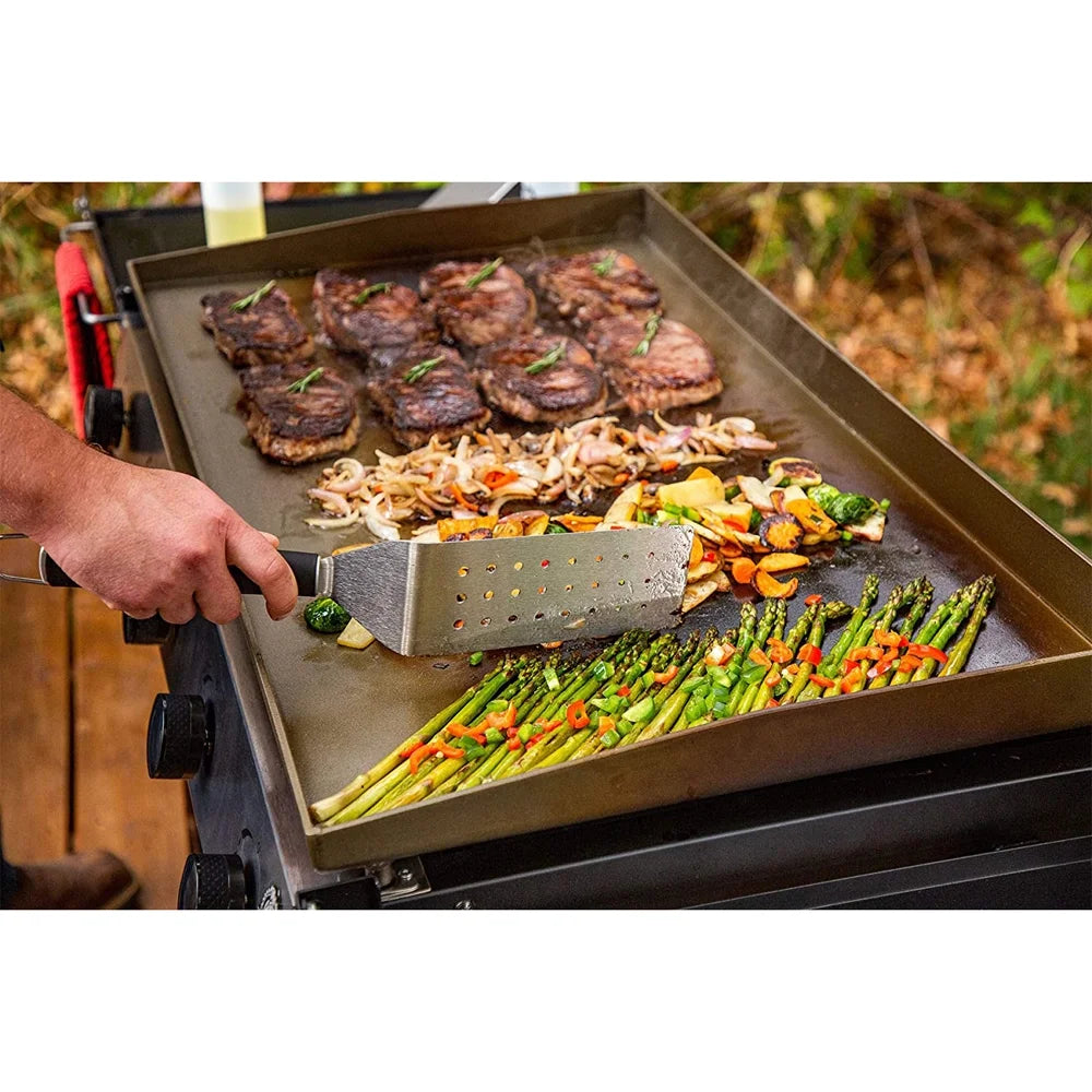 5-burner Propane Griddle, 62,000 BTU, 753 sq. in. Surface with 4-burner Griddle Cover L62185