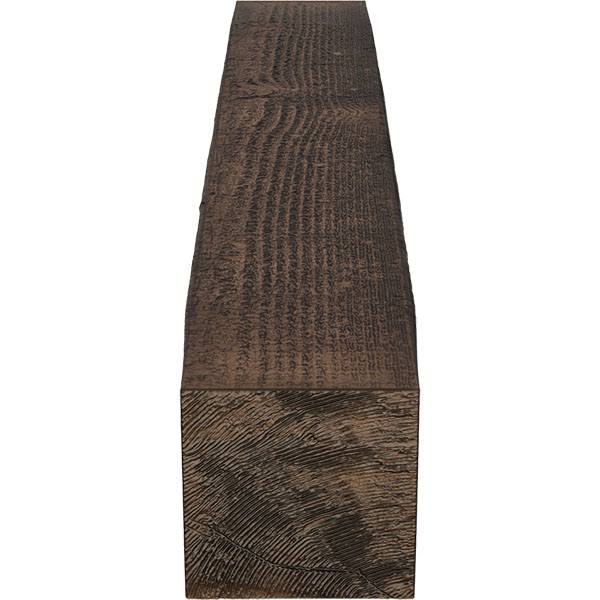 Rough Sawn Faux Wood Fireplace Mantel D4795