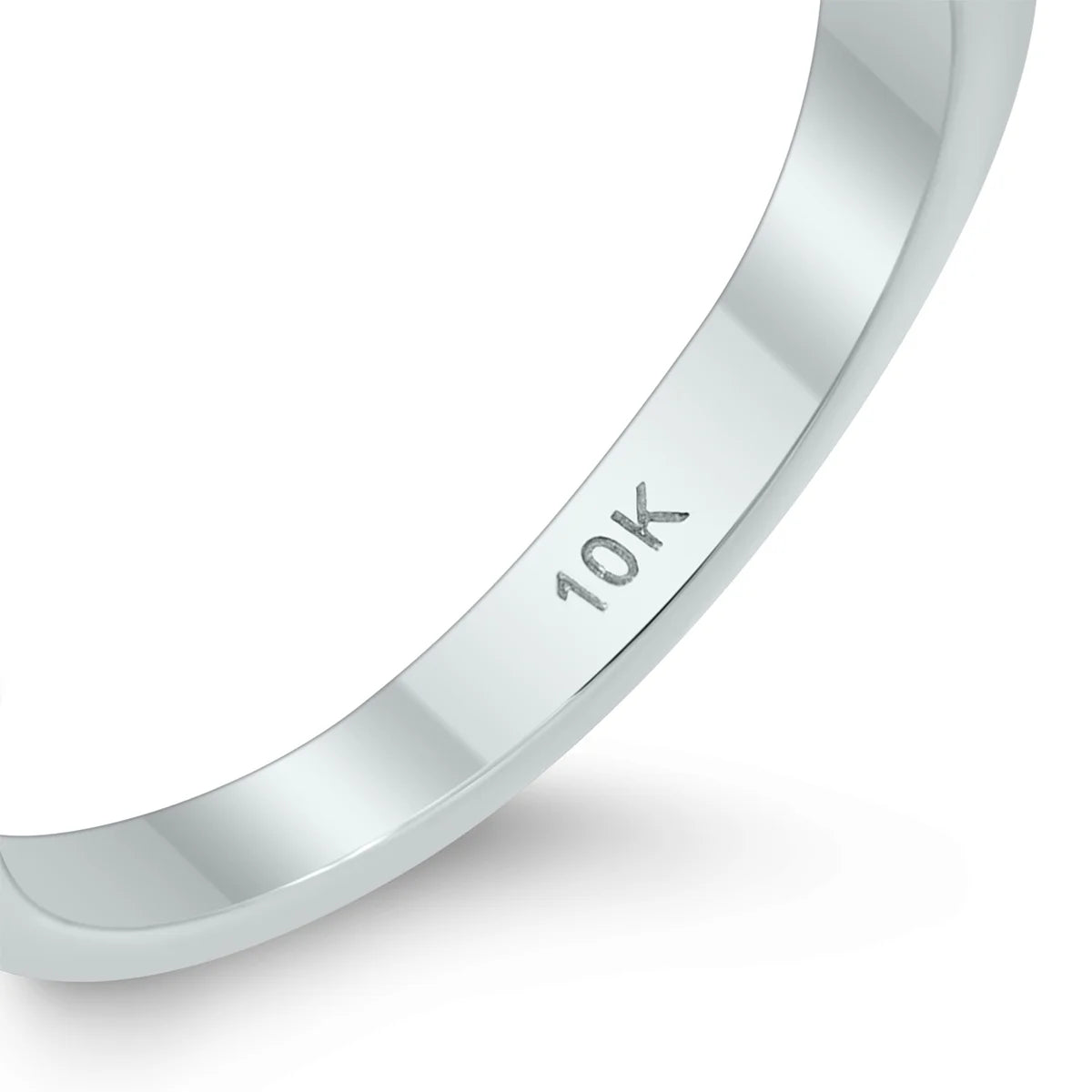 10K White Gold Diamond Infinity Ring Z996