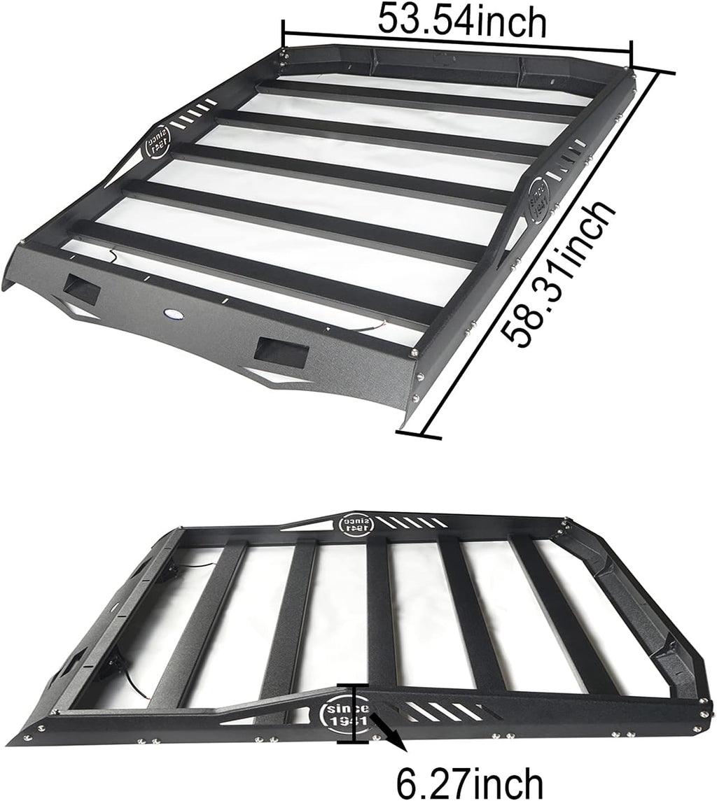 Roof Rack Cargo Carrier Basket with Wind Deflector H329
