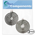 2-Pack 8 inch 6 Turns & 6 inch 5 Turns Surface Burner Elements R54173