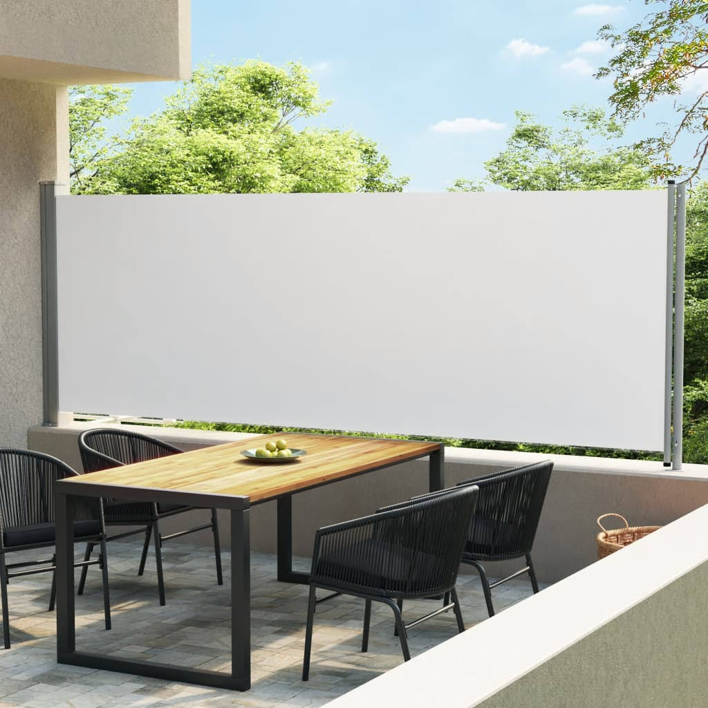 Cream Retractable Side Awning B910550