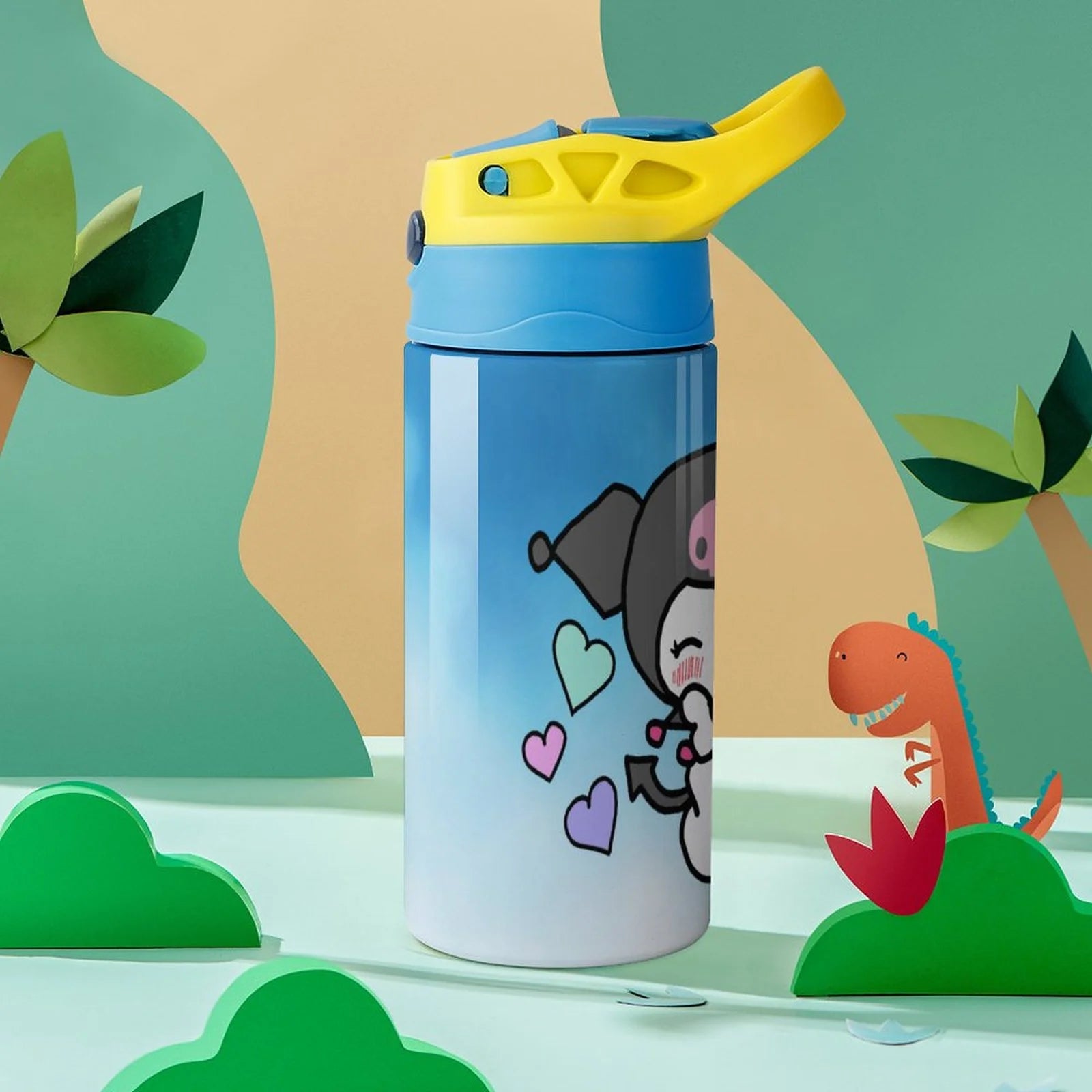 Stainless Steel Vacuum Insulated Water Bottle With Straw P698578