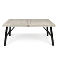 Light Grey Finish Acacia Wood Dining Table X647