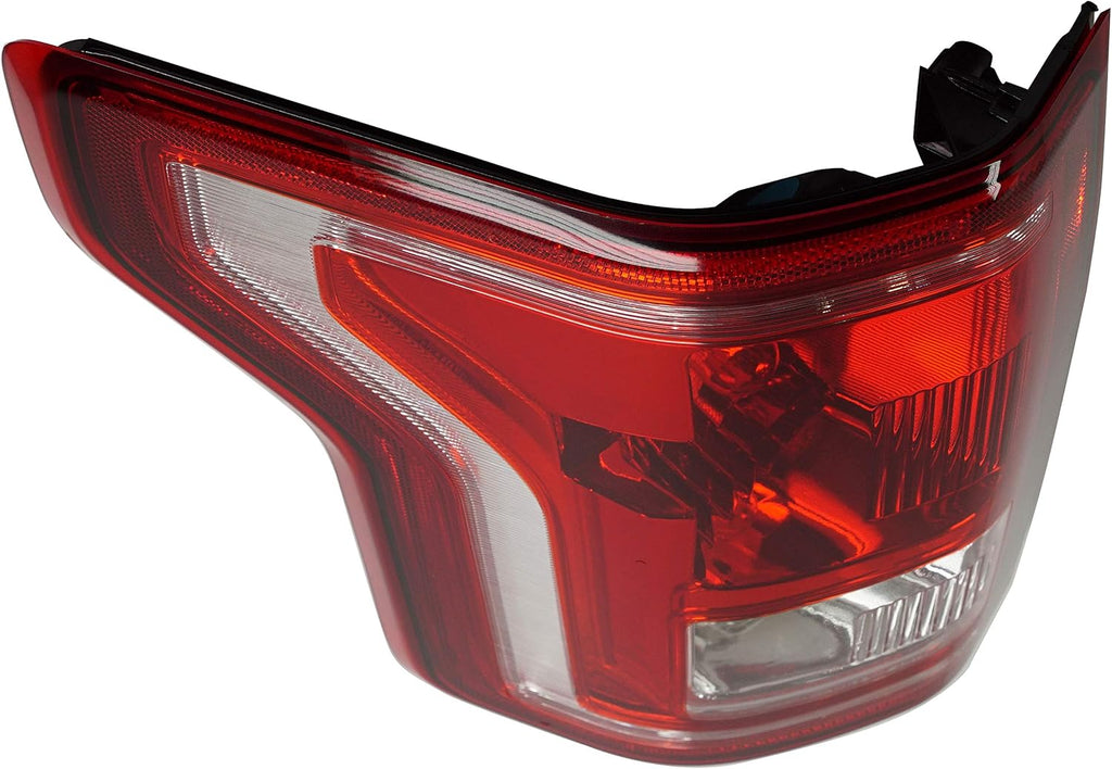 Tail Light Assembly Clear Red Lens Driver Side Z687