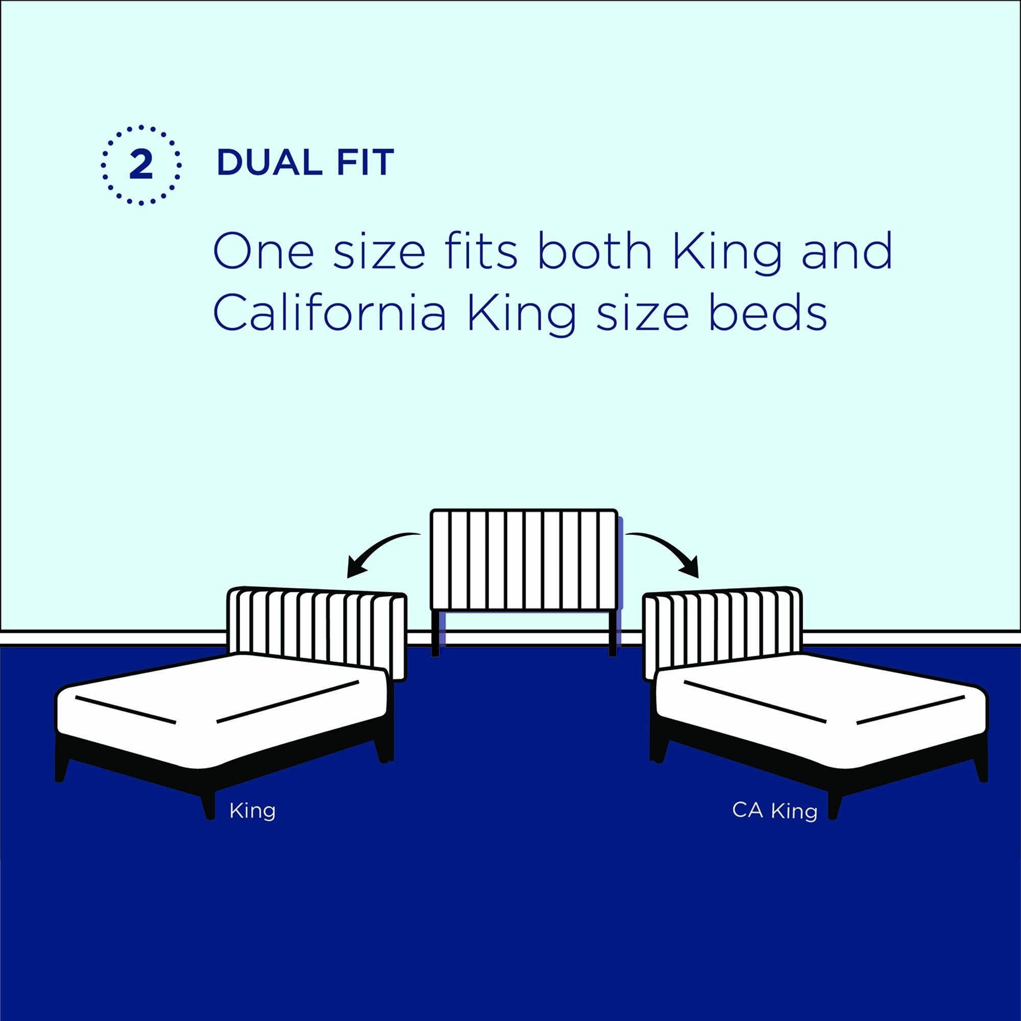 Light Gray Velvet Headboard King/California King J752259