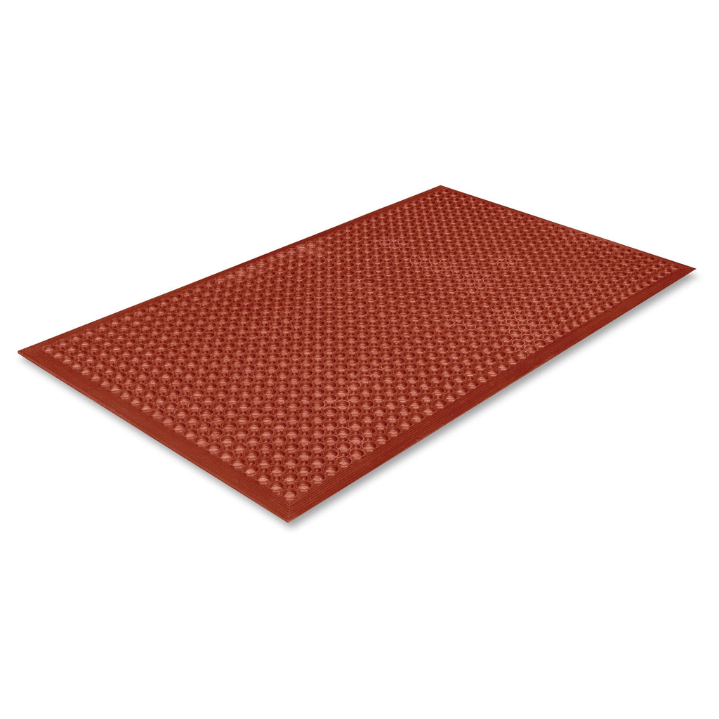 Heavy-Duty Anti-Fatigue Rubber Mat 36 x 60 Terra Cotta F52009