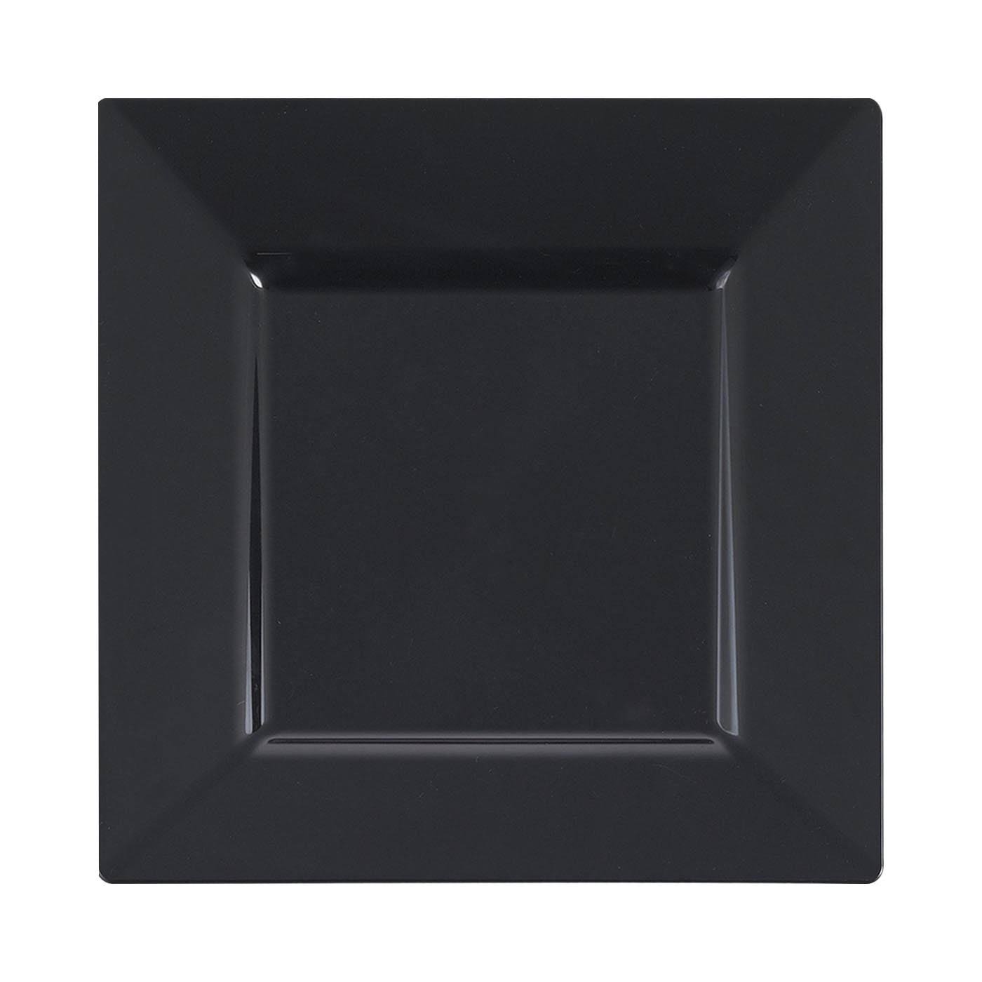 Solid Square Gold Plastic Cake Plates V346443