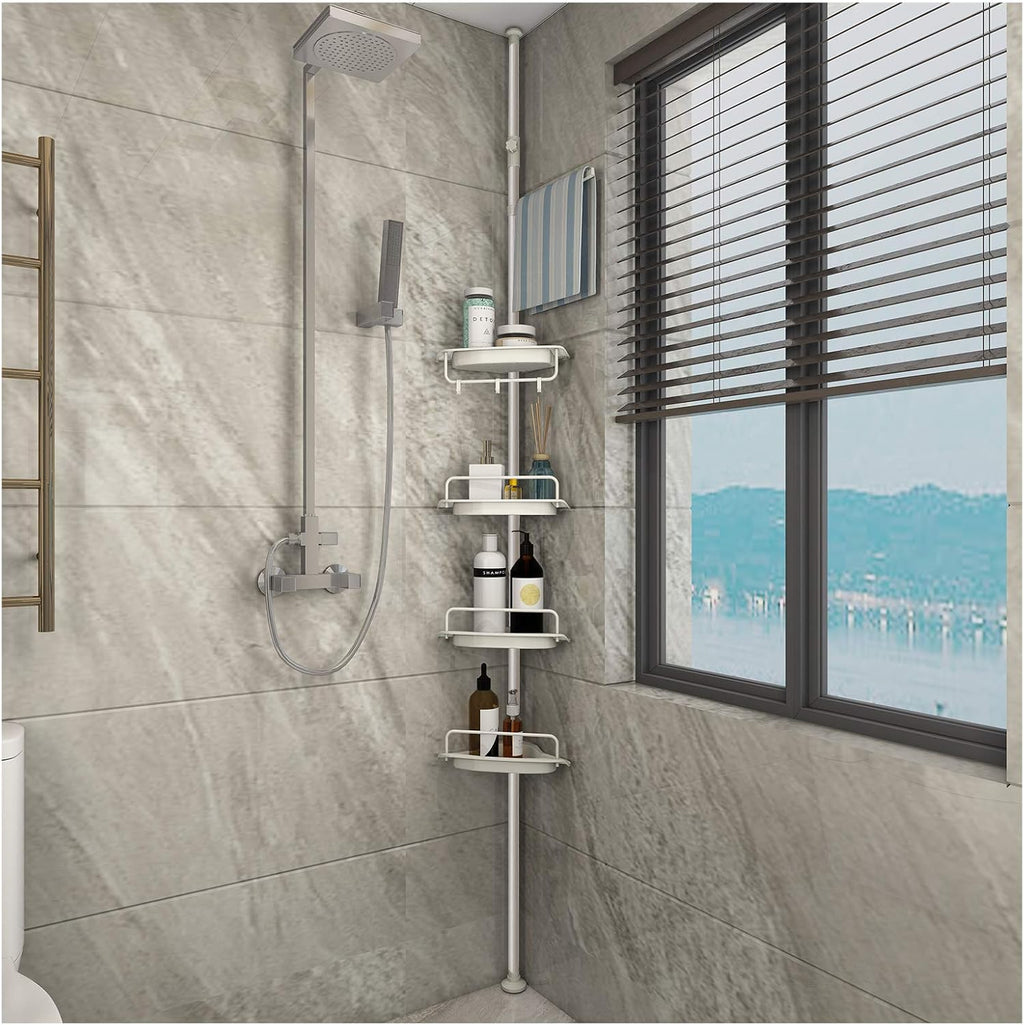 Matte 304 Stainless Steel 4 Tier Corner Shower Caddy Z83404