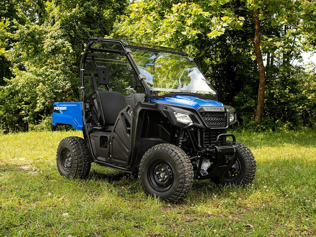 Heavy Duty Full Windshield for Honda Pioneer 500/520, 1/4 Thick Clear Polycarbonate B22118