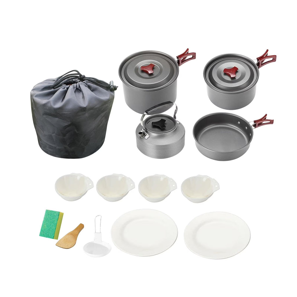 Camping Cookware Non Stick for Campfire Q619