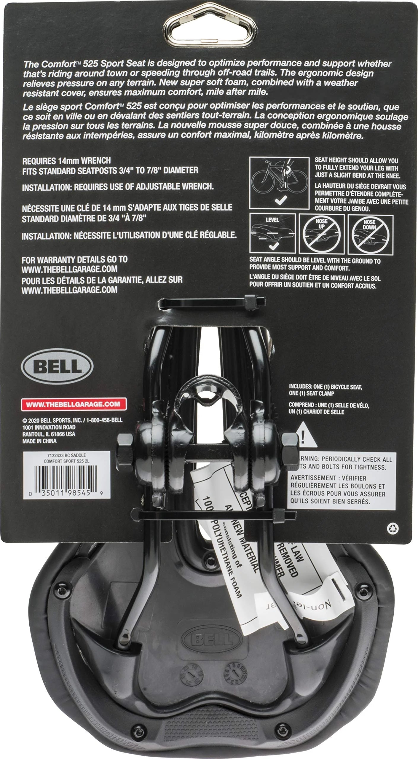 Black Nylon Bicycle Seat Z79645