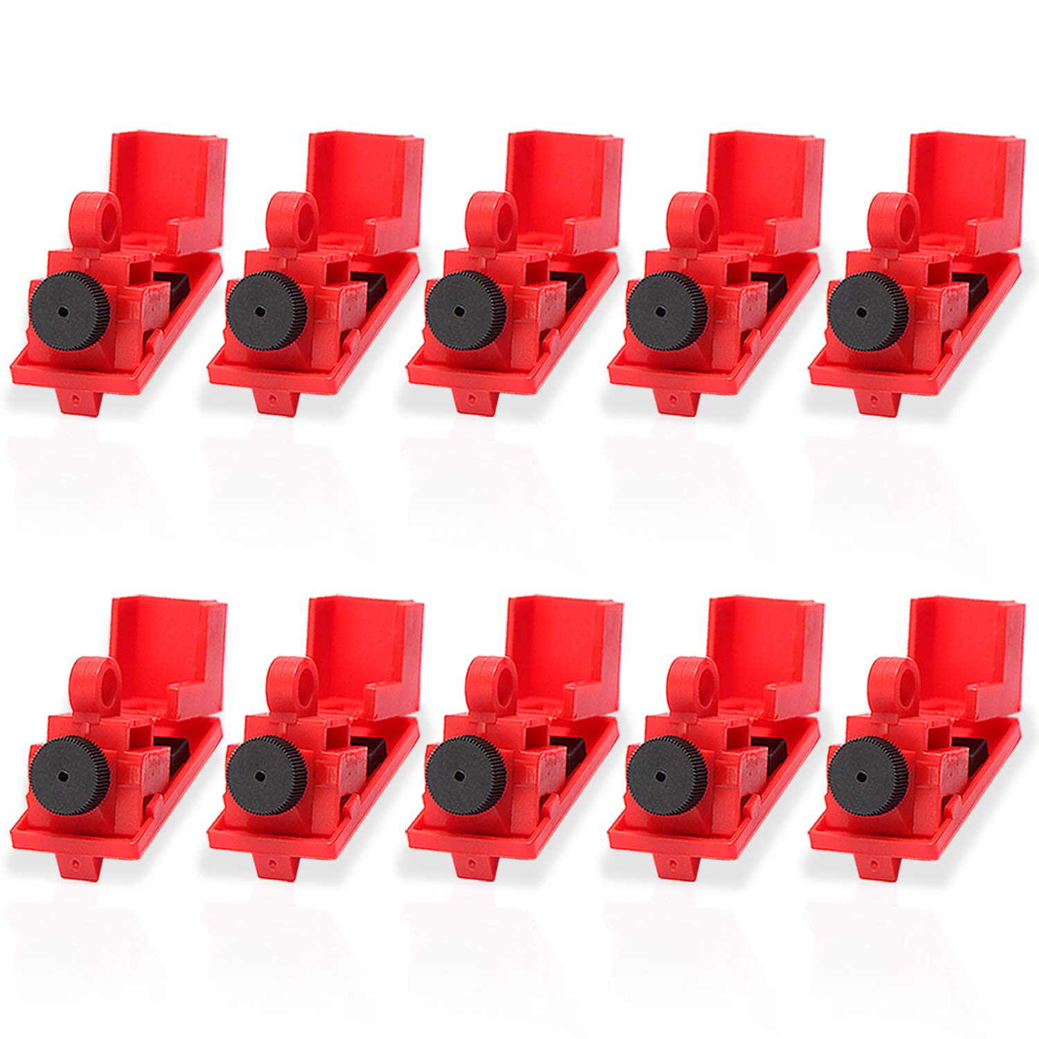 10 PCS Universal Single Pole Clamp Lockout Tagout Kit L7107
