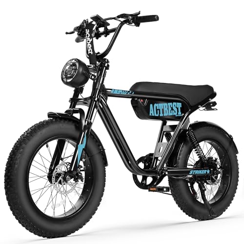 20"/16" Electric Bike, Peak 1500W/1200W, 48V 15.6Ah/10.4Ah Fat Tire Full Suspension Electric Dirt Bike I91584