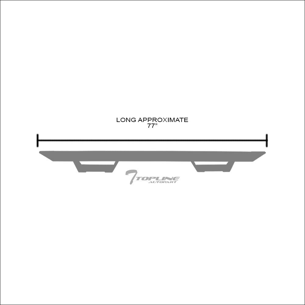 Matte Black Modular Drop Step Side Nerf Bars Rail Running Boards T188938