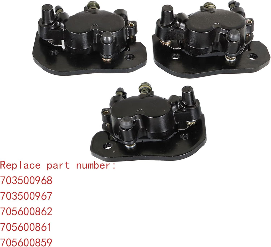Front + Rear Brake Calipers with Pads Pack of 2 J56364