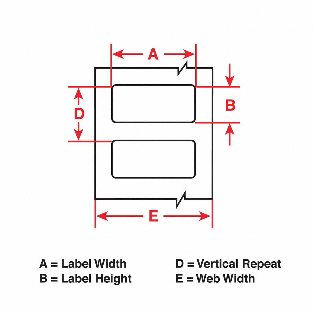 0.25 in H x 0.75 in W Label I112
