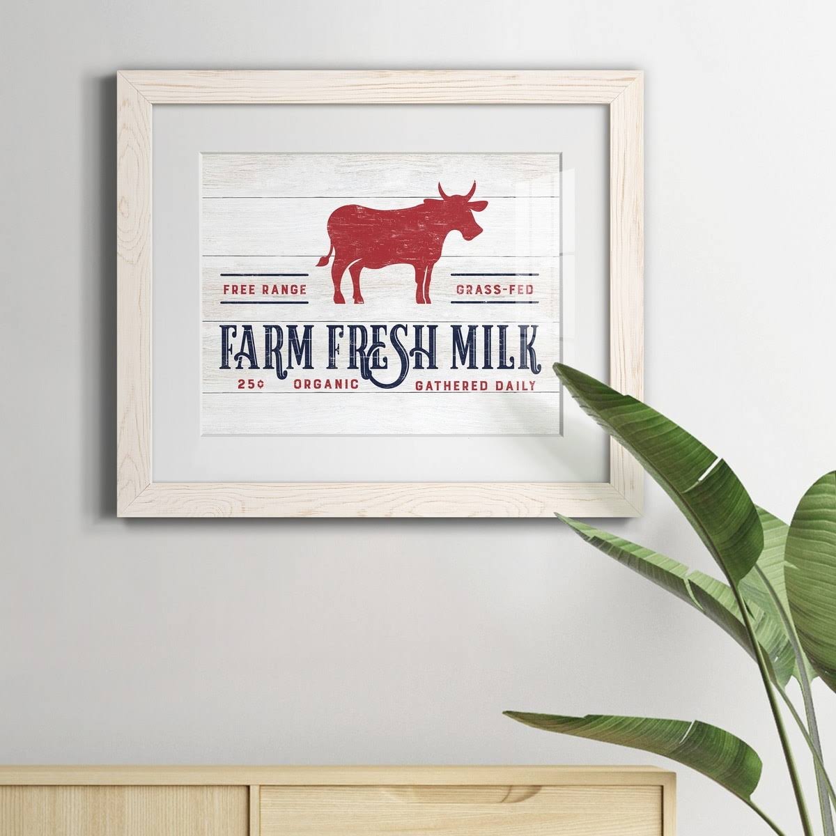 Framed Canvas - 27.5X37.5 - Walnut S2562