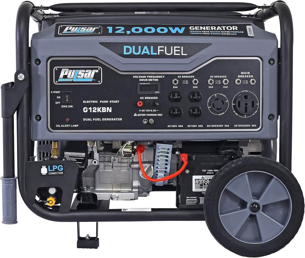 9500 Rated Watts Dual Fuel Generator U34987